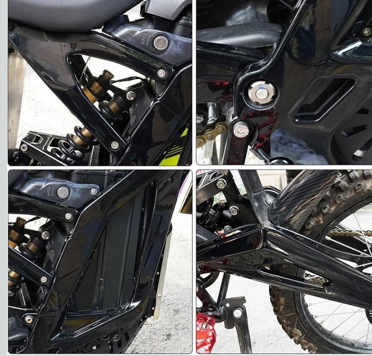 Surron Lbx frame guards