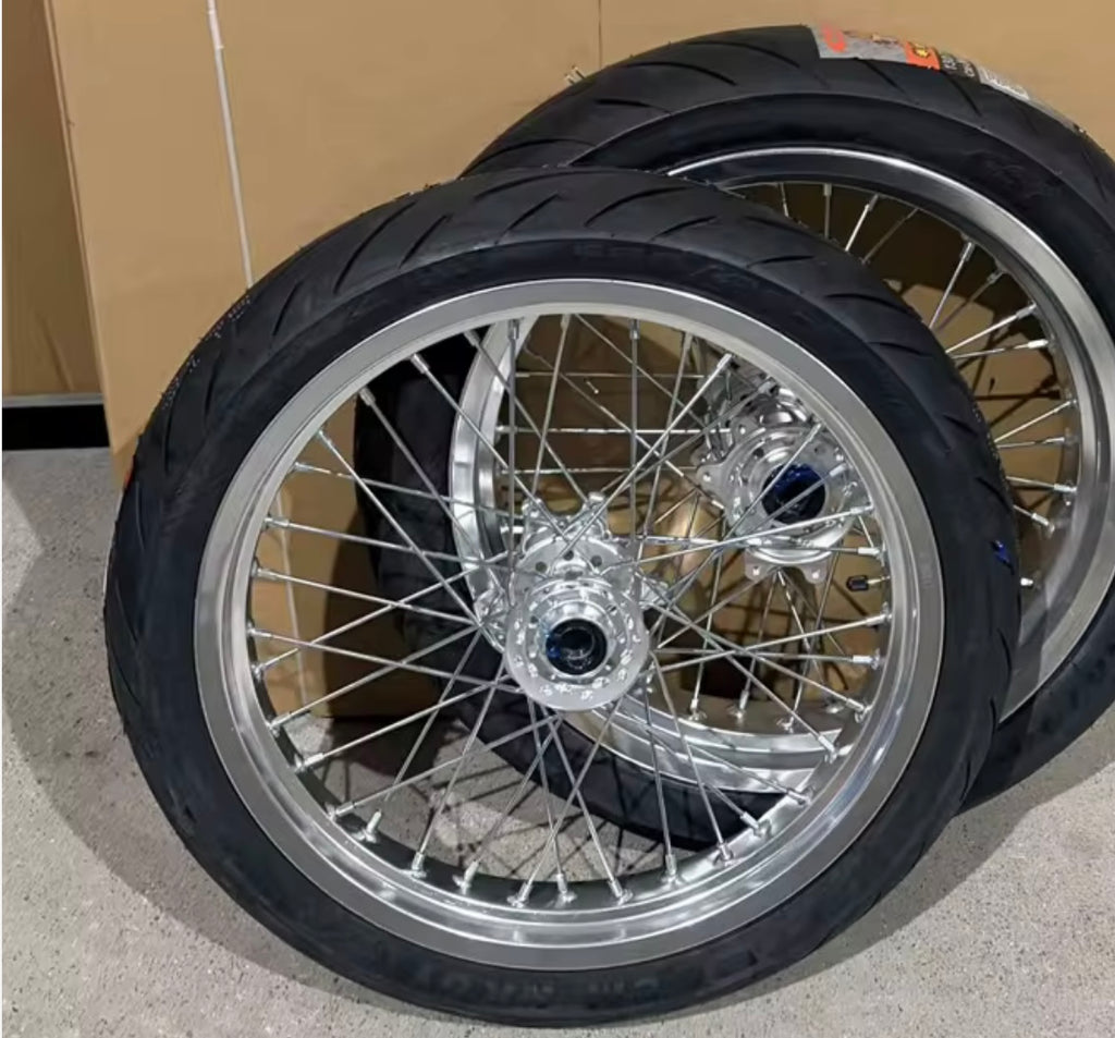 Chrome Supermoto Wheelset For Surron Ultra Bee