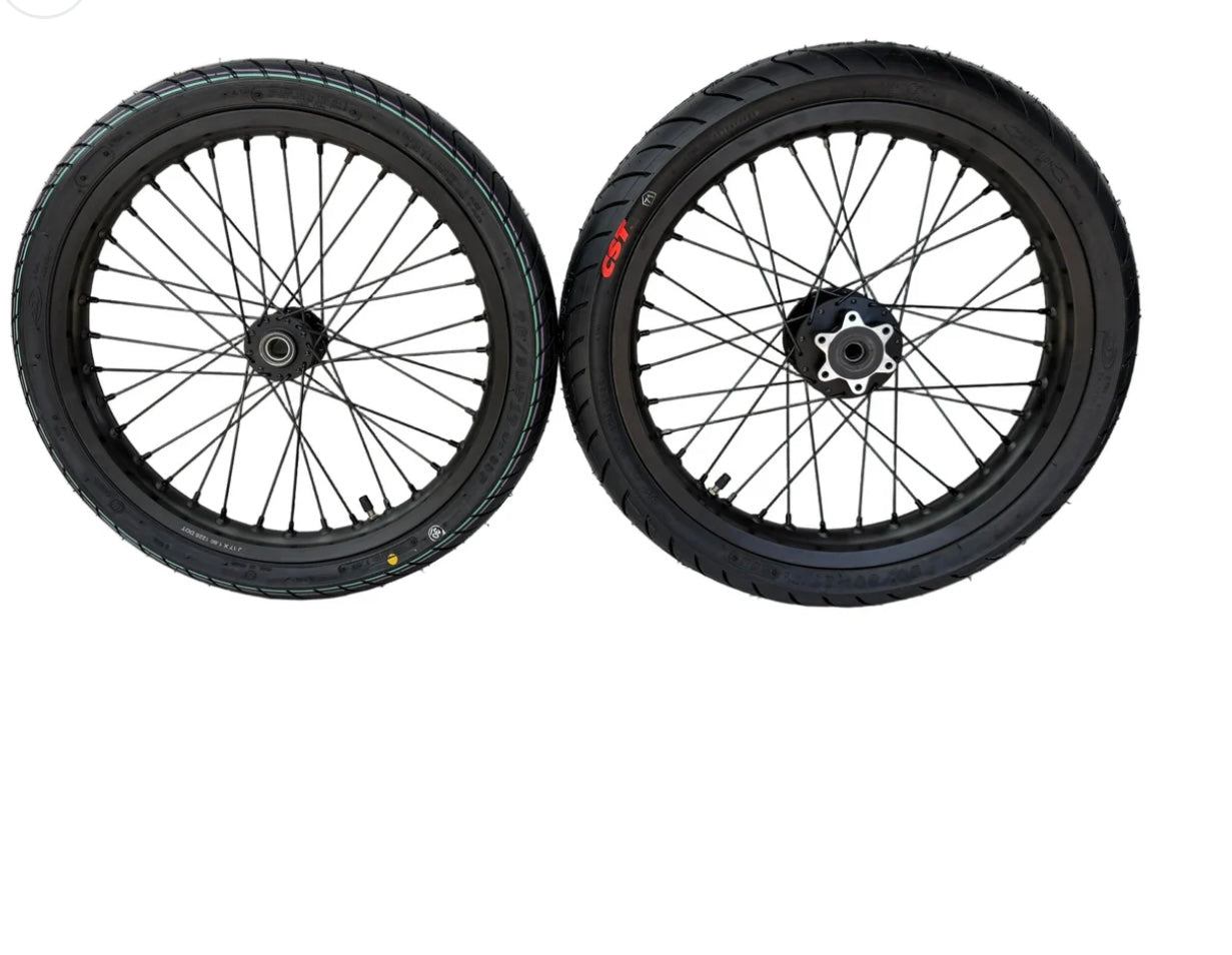 Supermoto wheelset for Surron lbx/ Eride Pro
