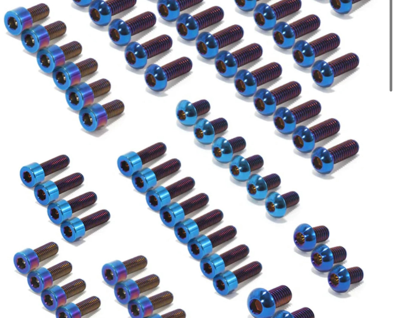 Titanium bolt kit for Ultra Bee