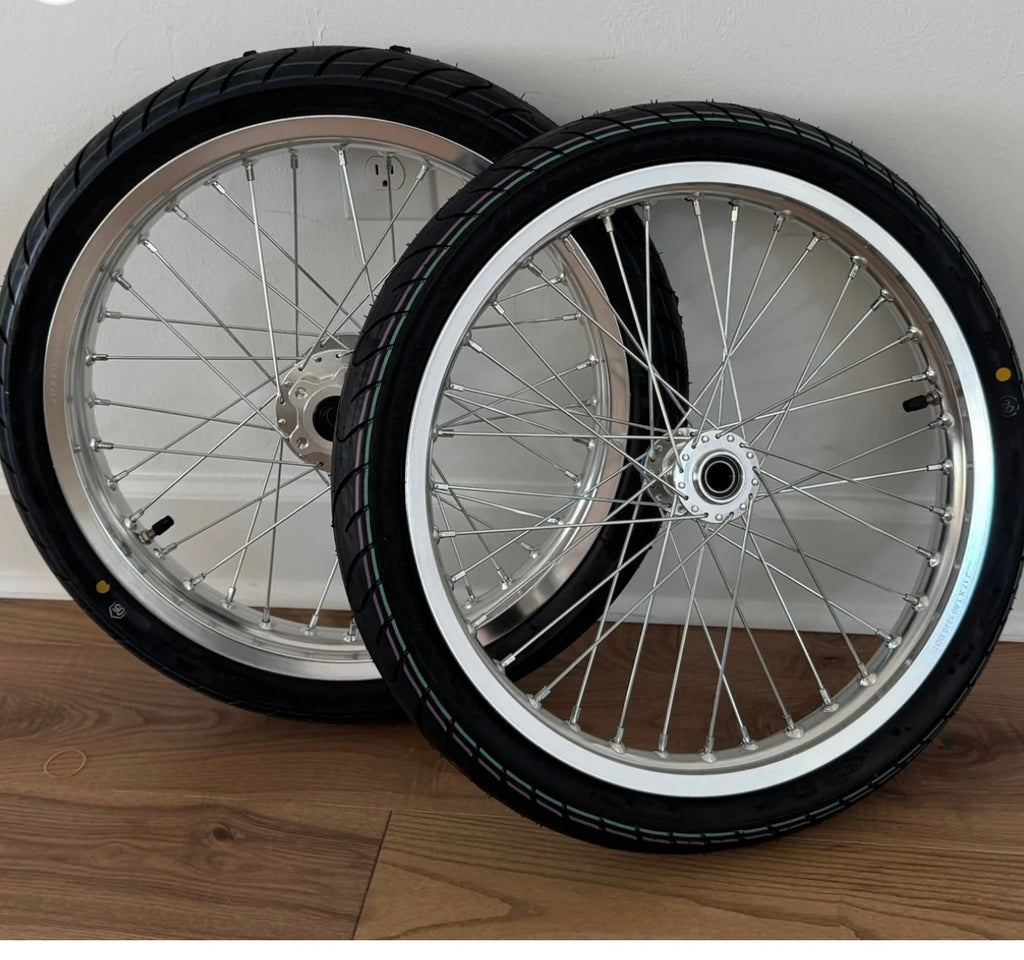 Chrome Supermoto wheelset For Surron lbx/Eride Pro