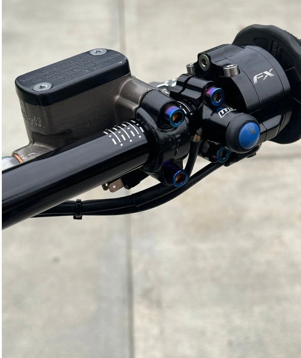 Ultra bee titanium handbrake mount