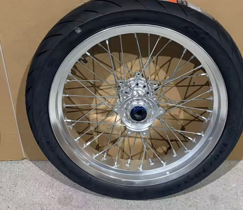 Chrome Supermoto Wheelset For Surron Ultra Bee