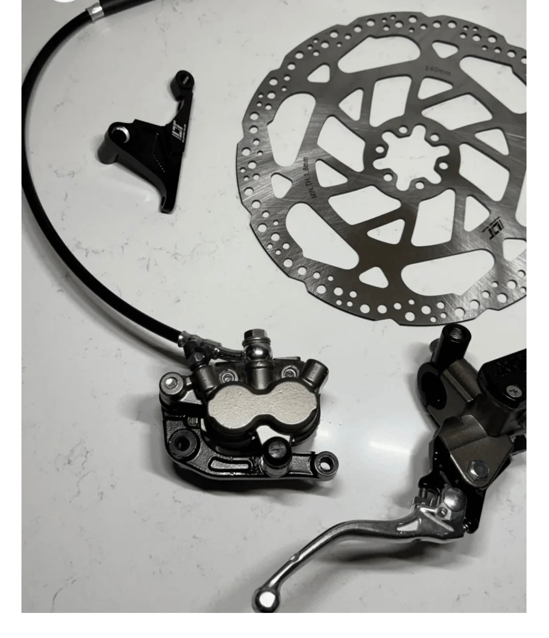 Ultra Bee front brake kit for Surron lbx and Eride pro