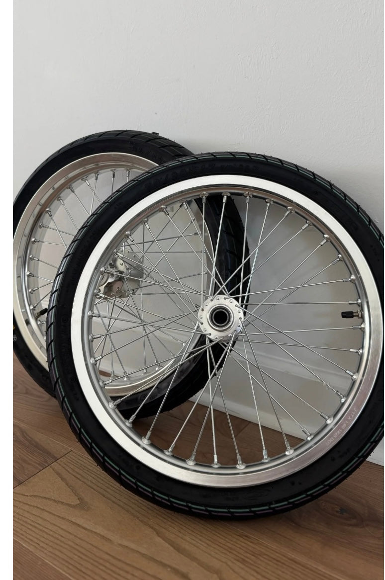 Chrome Supermoto wheelset For Surron lbx/Eride Pro