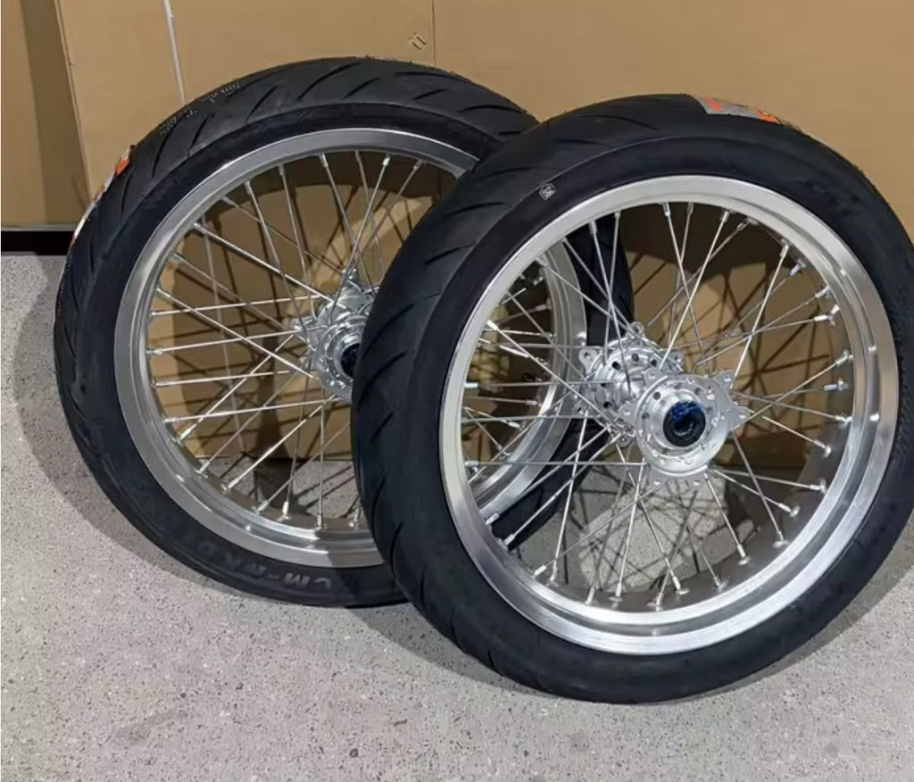 Chrome Supermoto Wheelset For Surron Ultra Bee